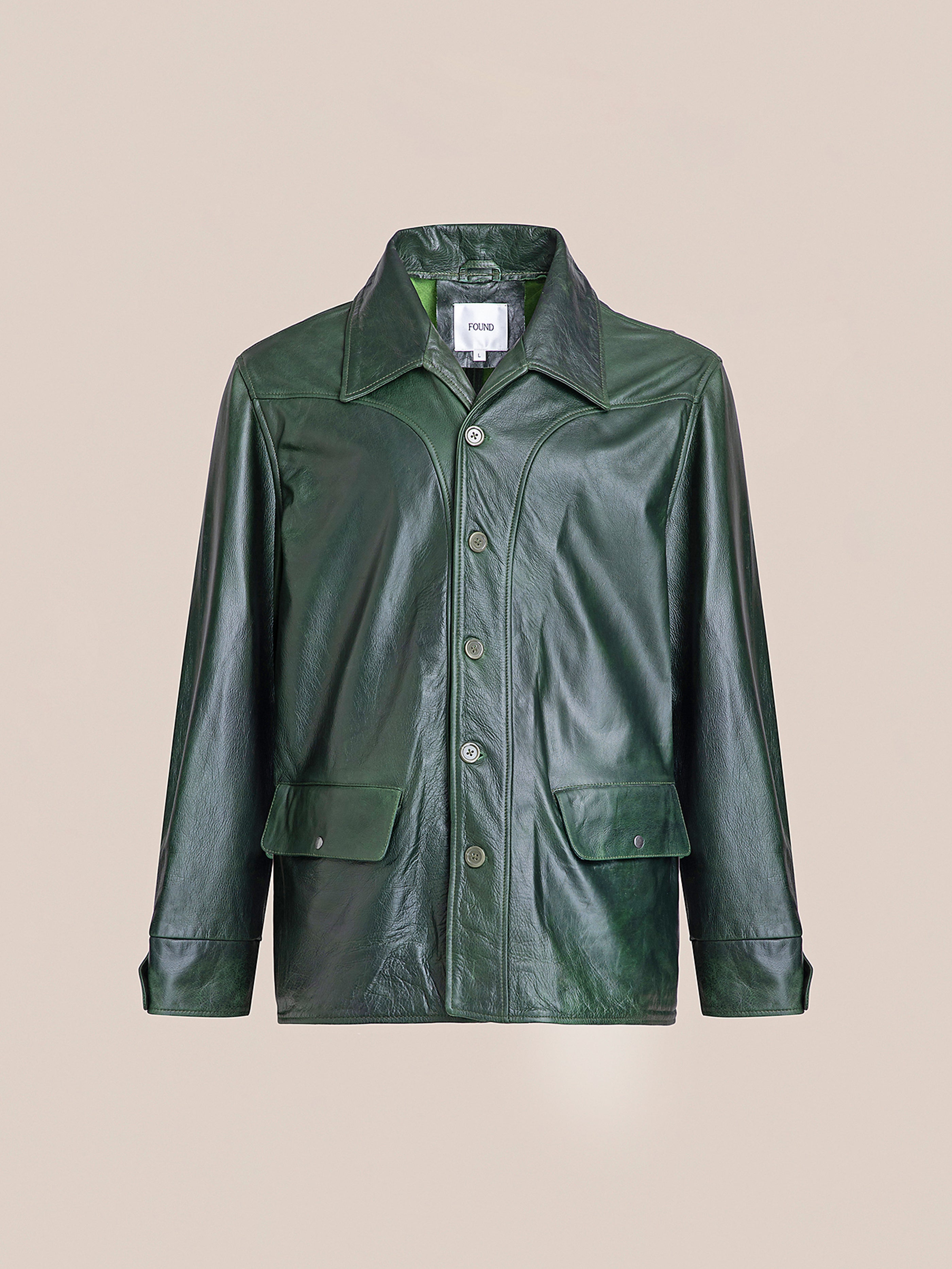 Emerald Leather Jacket