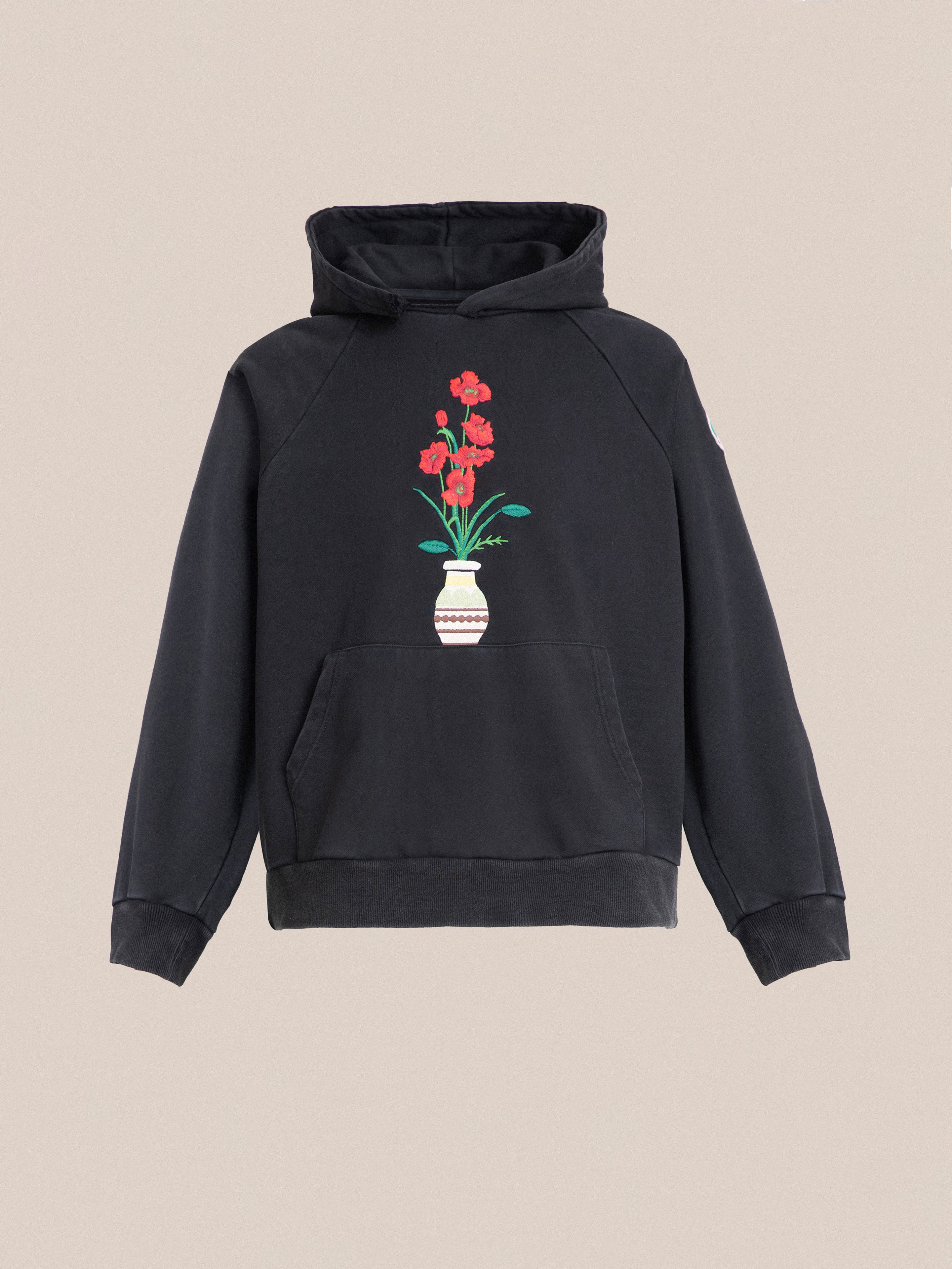 A Flowers Vase Hoodie with a vintage feel.